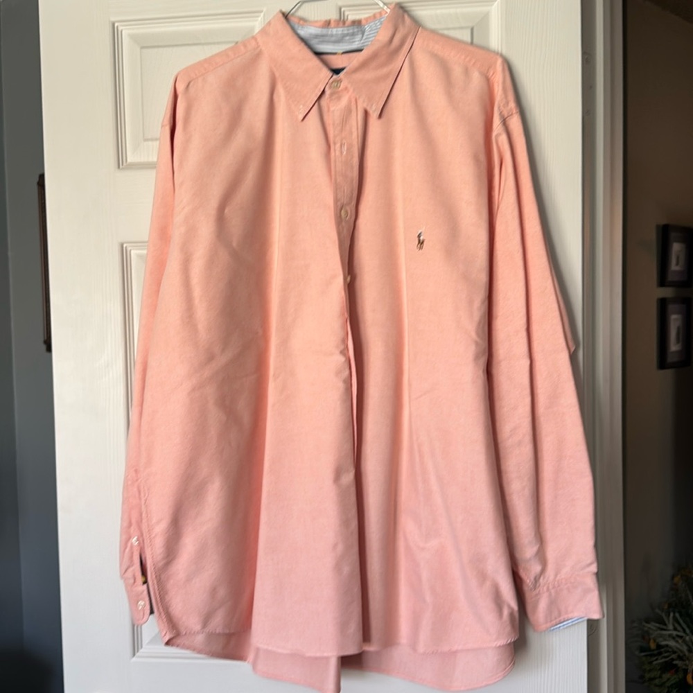 Ralph Lauren Polo, iconic Oxford, Kona, Orange, size 2XB